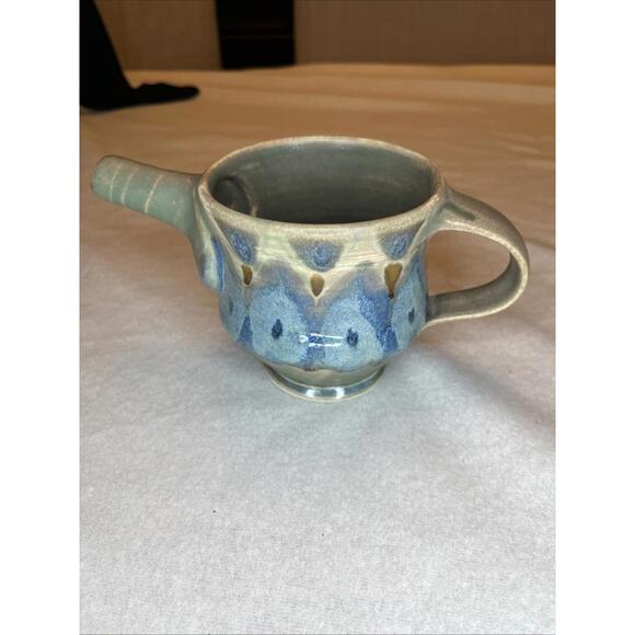 Other - Pottery Hand Thrown Stoneware Clay Earth Tones Pitcher Signed Mark Knott